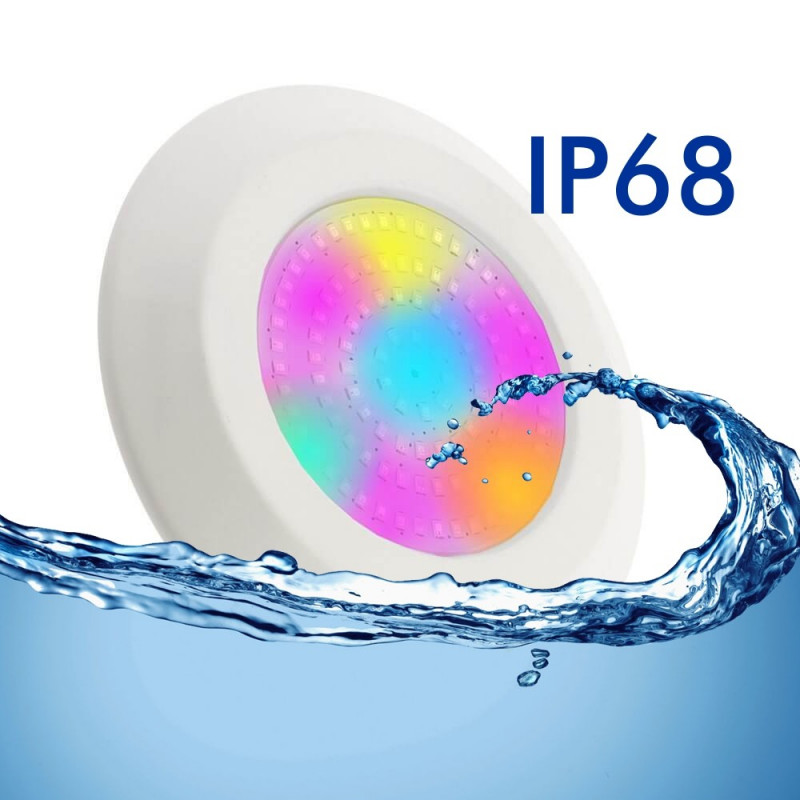 Lámpara LED RGB Sumergible DC12V 12W IP68