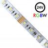 Tira LED 24V RGBW | 60xLED/m | 5m | SMD5050 | 560Lm | 13W/M | IP20