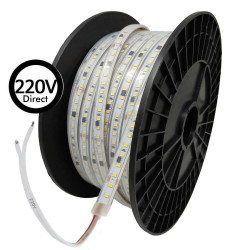 Tira LED 220V | CORTE A MEDIDA |140xLED/m AUTORECTIFICADA