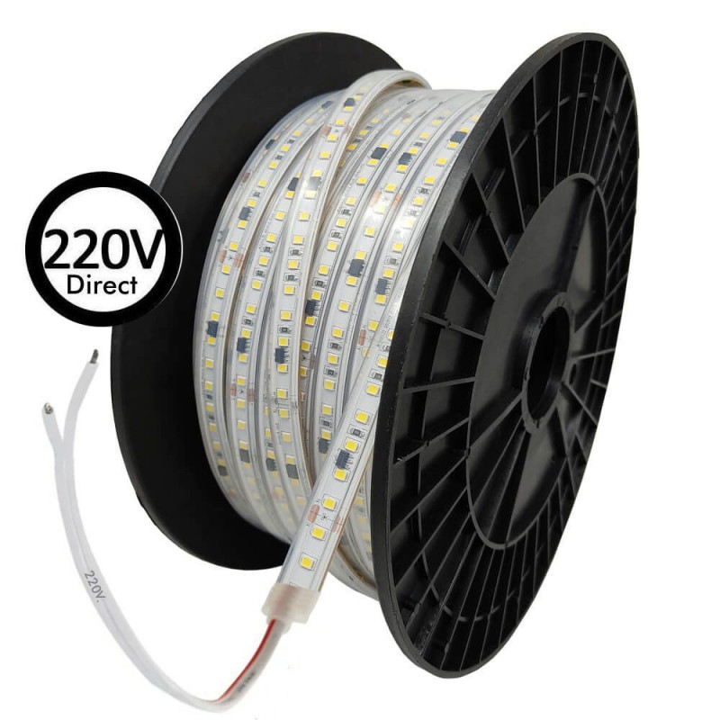 Bobina de Tira LED 220V AC SMD5050 60 LED/m RGB (50 Metros) - TIRAS