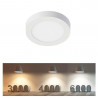 Plafón LED circular superficie 8W 120º- IP20-Interior
