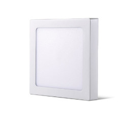 Plafón LED Superficie cuadrado blanco 20W 120º -IP20 - interior