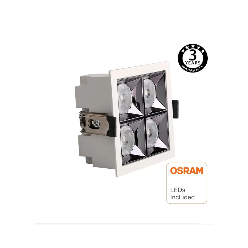 Empotrable LED 20W OSRAM Chip PALACE 24º UGR17 140lm/W