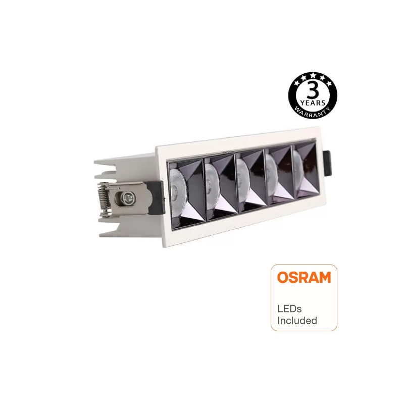 Empotrable LED 25W OSRAM Chip PALACE 24º UGR17 140lm/W