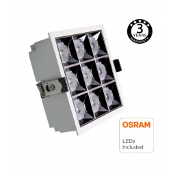 Empotrable LED 40W OSRAM Chip PALACE 24º UGR17 140lm/W