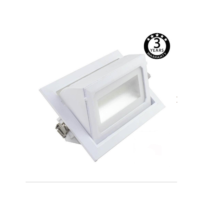 Foco proyector LED 36W orientable rectangular - 120º