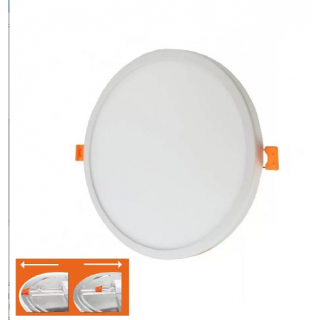 Placa LED Slim Circular Downlight 20W AJUSTABLE