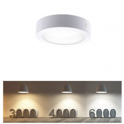 Plafón LED circular superficie 15W - OSRAM CHIP DURIS E 2835