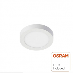 Plafón LED circular superficie 8W - OSRAM CHIP DURIS E 2835