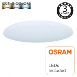 Plafón LED Superficie 18W OSRAM Chip - CCT - COLOR SELECCIONABLE