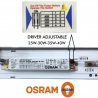 Regleta CCT Estanca LED integrado 25W-40W OSRAM DRIVER 120cm