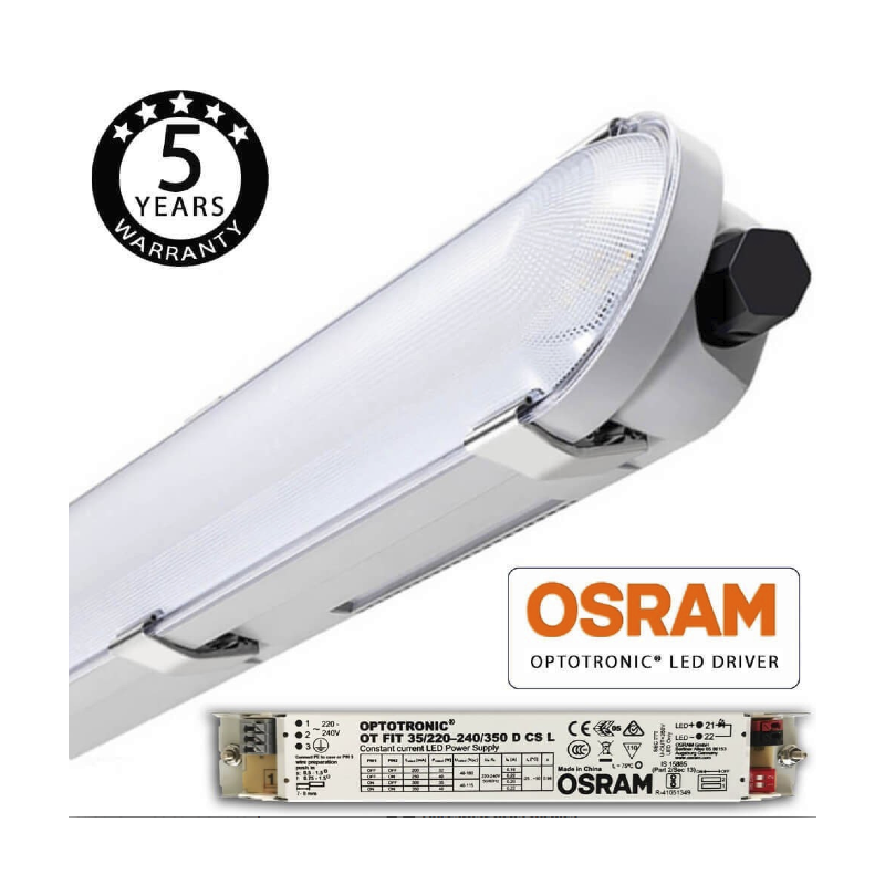 Regleta Estanca Slim LED 36W - OSRAM CHIP DURIS E 2835 - IP65