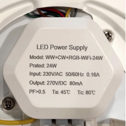 Plafón LED 24W WiFi SMART RGB+CCT - Regulable