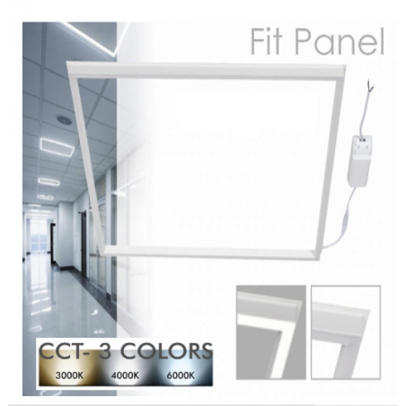 FIT Panel LED 60x60 44W Marco Luminoso Blanco - CCT