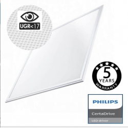 Panel LED 60x60 44W CERTA Driver Philips UGR17 - No Flicker - 5 años Garantia