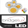 Foco LED 40W GRAZ Blanco Carril TRIFASICO BRIDGELUX Chip CRI +90
