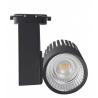 Foco LED 40W GRAZ Negro BRIDGELUX Chip Carril Monofásico CRI +90