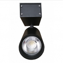 Foco LED 30W LEIA Negro carril Monofasico