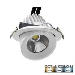 Foco Empotrable Orientable LED 25W 24º - CCT- Color Seleccionable