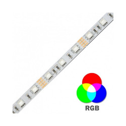 Tira LED RGB Flexible Interior 14.4W*5m - 24V