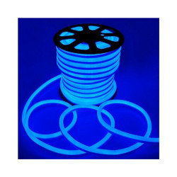 Neón LED 8W Flexible 12V Bobina 25m 8mm Azul