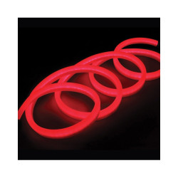 Neón LED 8W Flexible 12V Bobina 25m 8mm Rojo