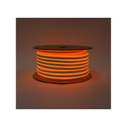 Neón LED 8W Flexible 12V Bobina 25m 8mm Naranja