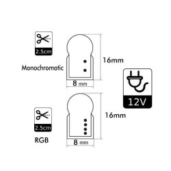 Neón LED 8W Flexible 12V...