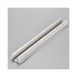 Perfil de Aluminio Moldura DOBLE LUZ para tira LED -2 Metros