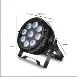 Foco Proyector Exterior LED 90W RGB+W DMX WATER