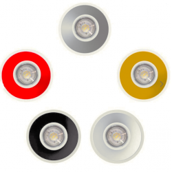 Aro circular para dicroica LED GU10 MR16 - URG19