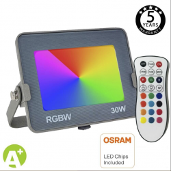 Foco Proyector RGB+W LED...