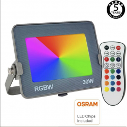 Foco Proyector RGB+W LED...