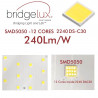 Proyector LED 240W MATRIX Bridgelux Chip 240Lm/W - 40º
