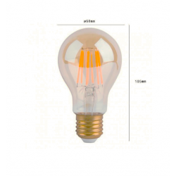 Bombilla LED Filamento 8W E27 A60