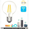 Bombilla LED Filamento 7W SMART Wifi CCT - G80 Regulable - E27
