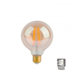 Bombilla LED Filamento Vintage 7W E27 G125 - Dimmable