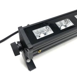 Barra Wall washer LED 36W Luz UV - Luz Negra - Ultravioleta- 12x3W