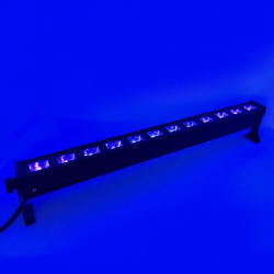 Barra Wall washer LED 36W Luz UV - Luz Negra - Ultravioleta- 12x3W