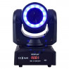 Cabeza Móvil Spot LED 30W BOSTON Blanco + 7 Colores - 7 Gobos Fijos - DMX