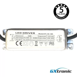 Driver para luminarias LED de 50W 1200mA - IP65