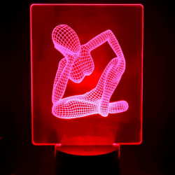 Lámpara de Mesa 3D RGB - WOMAN -