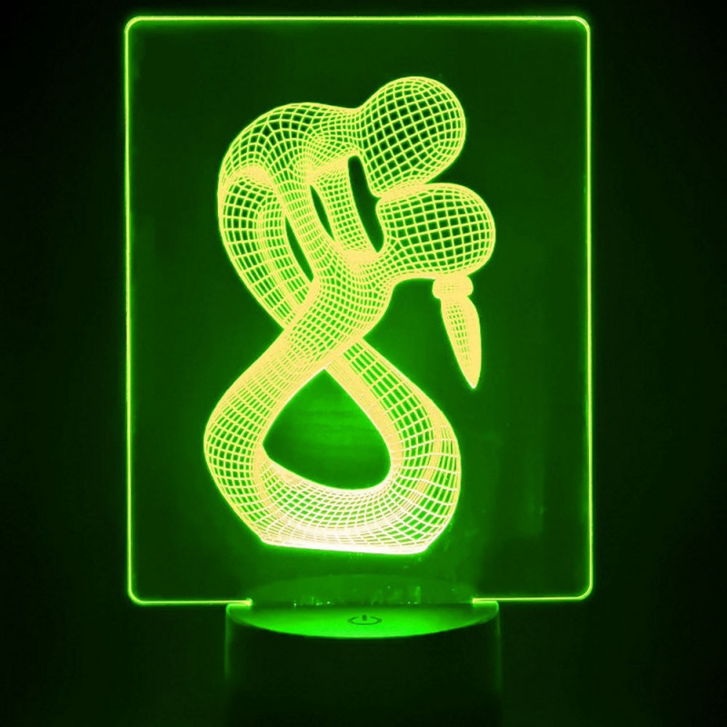 Lámpara de Mesa 3D RGB - KISS -