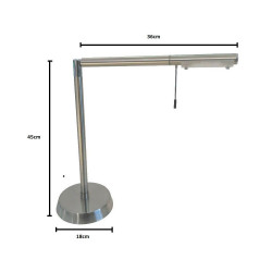 Lámpara de acero para mesa 3W G9