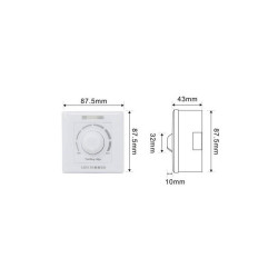 Regulador TRIAC 200W Dimmer AC 220V con mando IR