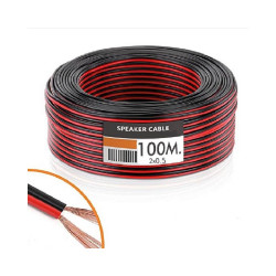 Cable Tira LED (Audio) 2x0.5mm 100 Metros