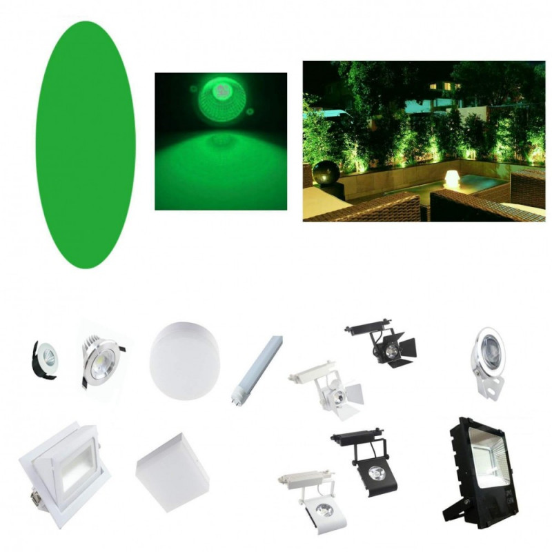 Filtro Verde para Luminaria LED