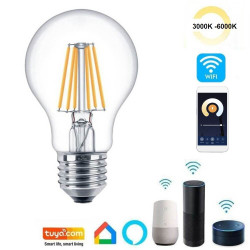 Bombilla LED Filamento 7W SMART Wifi - CCT - A60 Regulable - E27