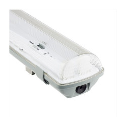 Pantalla estanca para dos tubos LED IP65 60cm