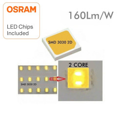Campana industrial LED UFO 100W OSRAM chip 3030-2D 160lm/w IP65